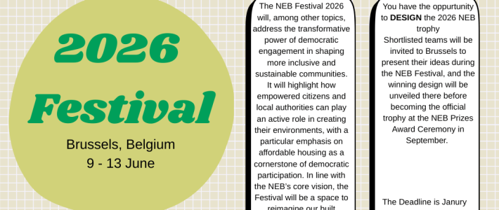 2026 Festival | New European Bauhaus